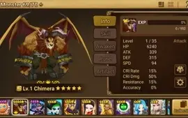 Reroll Summoners War lvl10 com Lagmaron + Hwa