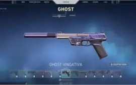 CONTA VALORANT COM SKIN VANDAL SUBLIME, PHANTOM ONI E FACA
