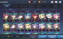 Conta Grand Chase Mobile END GAME