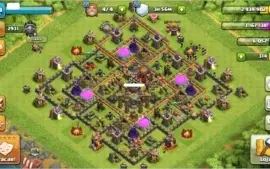 CLASH OF CLANS CV 10 LVL 129