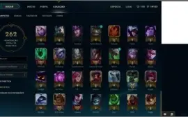 Conta Diamante IV, 42 skins, 100+ campeões, 12 páginas runas