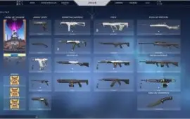 CONTA VALORANT SEM RANK - EX FERRO 2 - 8 SKINS