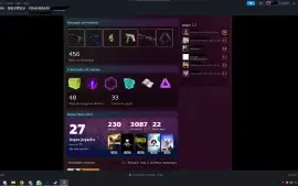 Conta steam lvl 54, 49 jogos 3,241 conquistas