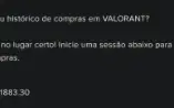 CONTA VALORANT OPORTUNIDADE UNICA
