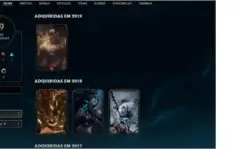 Conta De Lol P3 , 65 Champs , 19 Skins