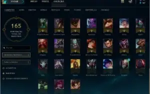Conta Unranked Lvl 32 Com 10 Skins Estou Upando pra Gold
