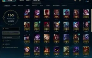 Conta Unranked Lvl 32 Com 10 Skins Estou Upando pra Gold