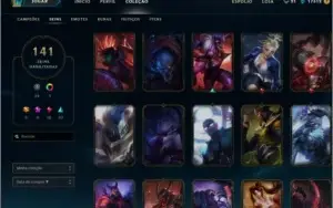 Acc de LOL 141 Skins