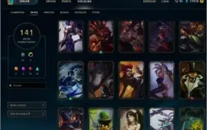 Acc de LOL 141 Skins