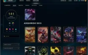 Acc de LOL 141 Skins