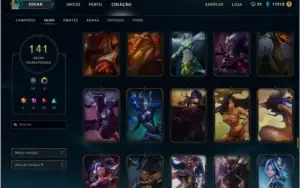 Acc de LOL 141 Skins