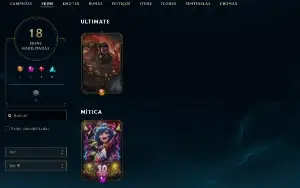 Conta League of Legends Full Acesso - 50 Champs e 18 Skins