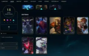 Conta League of Legends Full Acesso - 50 Champs e 18 Skins