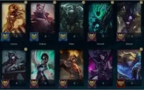CONTA LOL 🌟 OURO 3 🌟 64 SKINS 🌟 90 CAMPEOES