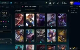 Conta Lol 6 anos com + de 300 skins