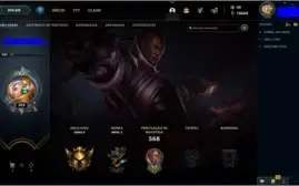 Conta Lol 6 anos com + de 300 skins
