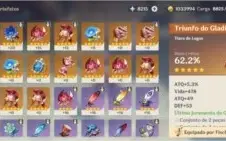 Conta Genshin Impact Rank 41 QiQi/Mona/Venti/Fischl
