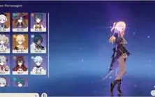 Conta Genshin Impact Rank 41 QiQi/Mona/Venti/Fischl