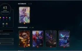 CONTA LOL // LVL 281// 124 CHAMPS // 42 SKINS //