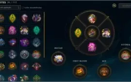 CONTA LOL // LVL 281// 124 CHAMPS // 42 SKINS //