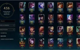 CONTA LOL // LVL 281// 124 CHAMPS // 42 SKINS //