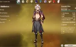 TIME GEO - ITTO - ALBEDO - GOROU - RAIDEN - BANNER GARANTIDO