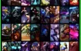 Conta de lol Platina 5 com 52 skins e varios cromas!