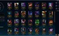 Conta de lol Platina 5 com 52 skins e varios cromas!