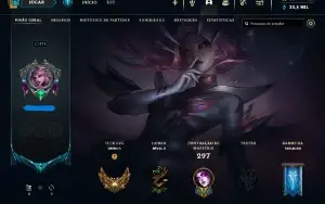 Conta Level 315 Com 117 Campeões- Gold Ii- 112 Skins- Ultima