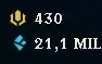Conta 137 skins todos champions