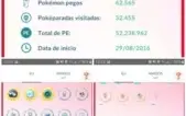 CONTA POKEMON GO LEVEL 42 com 535 shinys e 83 100%iv