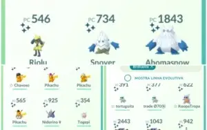 CONTA POKEMON GO LEVEL 42 com 535 shinys e 83 100%iv