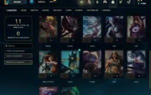 Conta Prata 2 com 22 Champs e 2 Skins + 4 Espolios