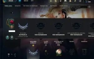 Conta Prata 2 com 22 Champs e 2 Skins + 4 Espolios