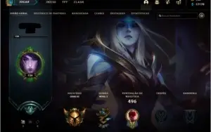 Conta ouro 3, 267 skin, unico dono