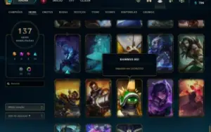 Vendo conta LoL,158 Champs, 137 Skins (Skin rara Rammus Rei)