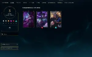 Conta lol level 38 , platina 3 , skind do viego e tresh