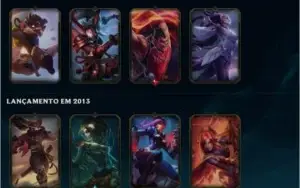 Conta de lol GOLD V / 80 skins / 6 skins vitoriosa