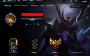 Conta de lol GOLD V / 80 skins / 6 skins vitoriosa