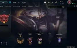 Conta League of Legends 500 skins