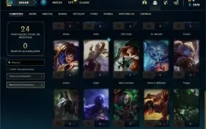 Conta ouro 2 com 30 Champs e 5 Skins ( EMAIL NÃO CONFIRMADO)