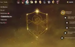 Conta genshin com Hu Tao + 2000 Gemas AR-11 Boa para começar