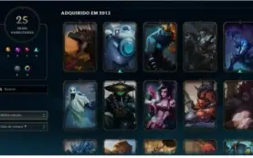 Conta Lol - Diamante 4 - Rammus Rei- 25 Skins - 50 Campeão