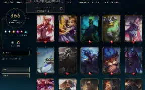 Conta lol LV 735 364 skin Platina
