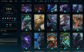 Conta lol LV 735 364 skin Platina