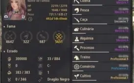 Black Desert Bruxa 278 Kutum + Black Star PEN