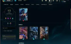 Conta Master  All Champs Gamepass 13 Skins