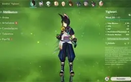 Conta genshin impact AR-07 Tighnari,Qiqi