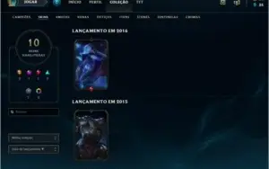 CONTA LEAGUE OF LEGENDS (OURO NA S9 + MD10 LIMPA + 10SKINS)