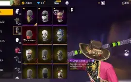 Conta free fire lvl 74 - Antiga Gemada Vinc. com face
